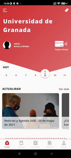 UGR App Universidad de Granada Screen 2