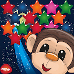 Cover Image of Télécharger Monkey popping Sky Star Puzzle Bubble Shooter Game 1.0.1 APK