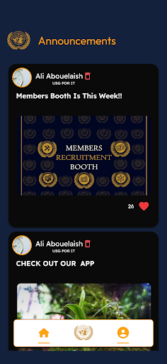 Android application MUNAL screenshort
