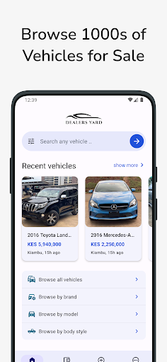 Android application Dealers Yard screenshort