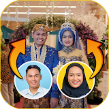 Couple Hijab Wedding Editor icon