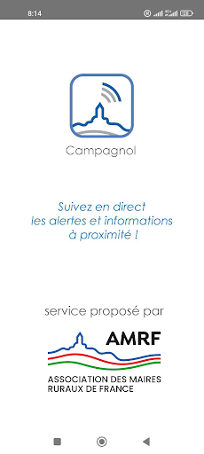 Android application Campagnol screenshort