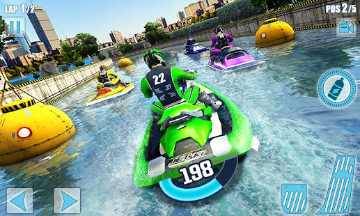 Water Jet Ski Boat Racing 3D 1.8 screenshots 2