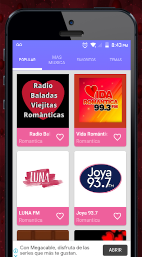 Musica Romantica en Español Screen 3