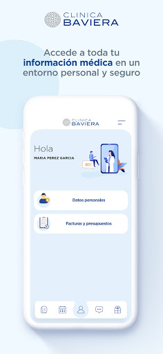Android application Clínica Baviera screenshort