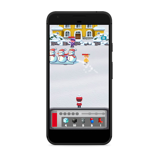 Android application Snowballs screenshort