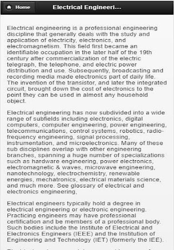 Electrical Engineering