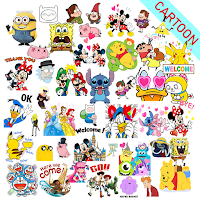 New Cute Cartoon Stickers WAStickerApps