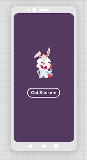 Android application WASticker - Stickers For Bunny screenshort