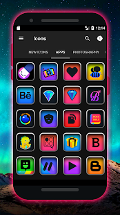 Ninbo - Captura de pantalla del paquet d'icones