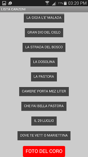 Canzoni dei Panciai Screen 3