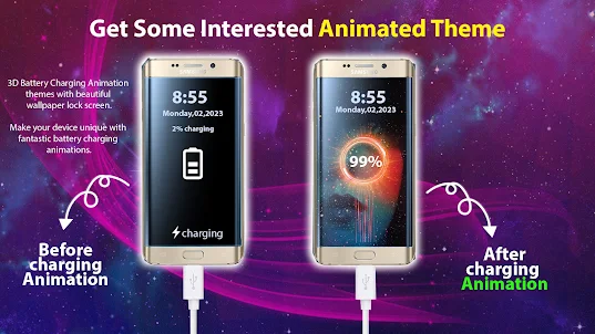 Phone Charging Animation App
