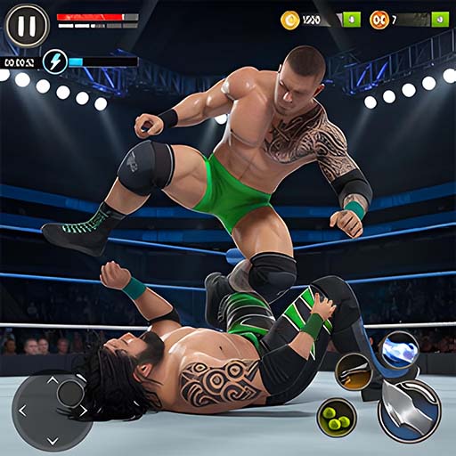 Real Wrestling Rumble Fight Logo