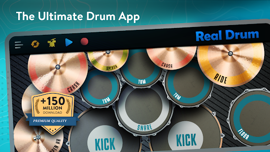 Real Drum: electronic drums Captura de tela