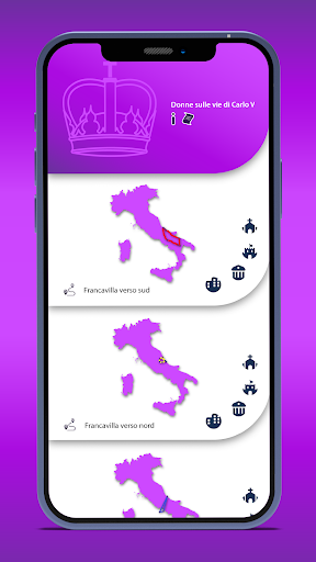 Android application Women on the path of Charles V screenshort