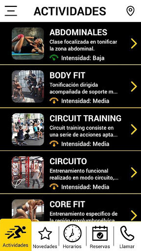 Odisea Gym Screen 2