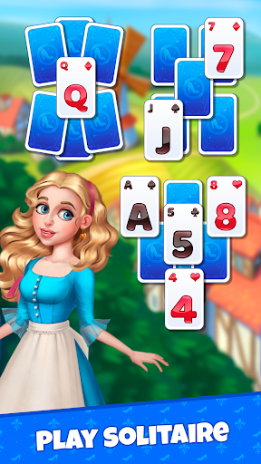 Android application Cinderella Solitaire TriPeaks screenshort
