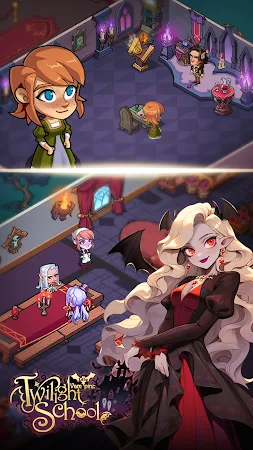 Game screenshot トワイライトスクール - 放置系吸血鬼育成ゲーム hack