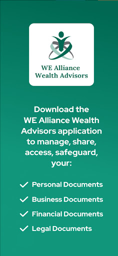 Android application WE Alliance Wealth Vault screenshort