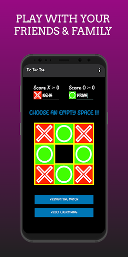 Tic Tac Toe - Dark Theme Screen 3