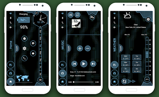 Screenshot of Strip Hi-tech Launcher