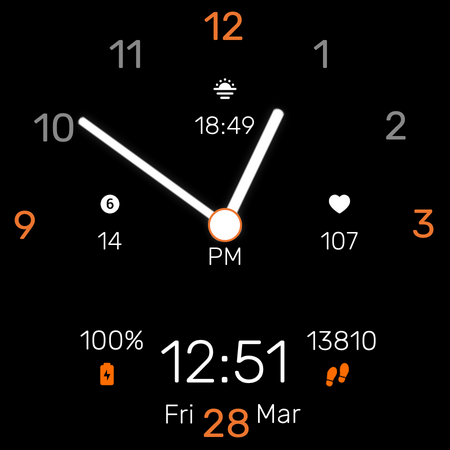 Quadro Time Watch Face screenshot 11