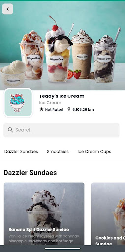 Dive Apps- Delivery Service Screen 3