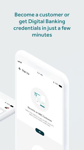 NBG Mobile Banking Screen 2