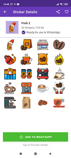 Love Coffee Stickers
