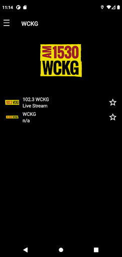 AM 1530 WCKG Chicago Screen 2