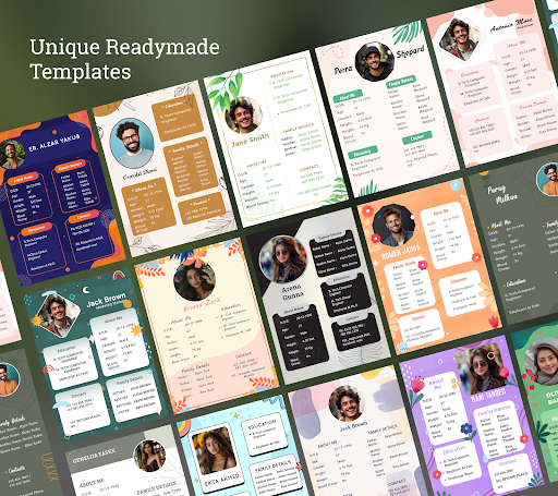 Marriage  biodata maker