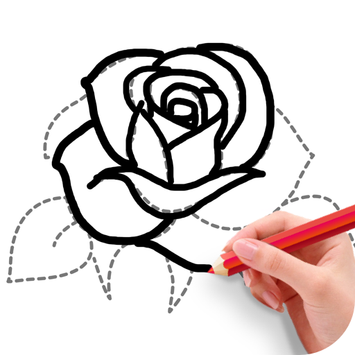 How To Draw Flowers  Icon