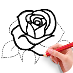 Cover Image of Download How To Draw Flowers  APK