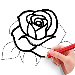 Значок приложения "How To Draw Flowers"