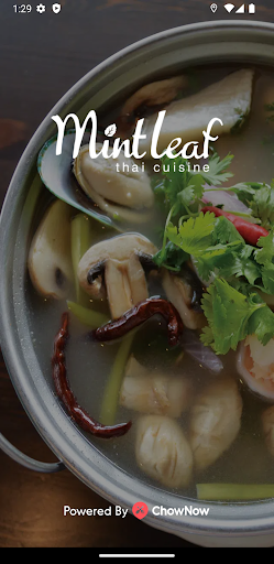 Android application Mint Leaf Thai Cuisine screenshort