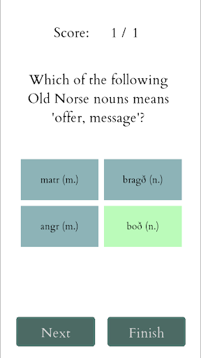 Learn Old Norse Screen 2