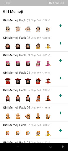Girl Memoji for WA