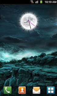 Moon Clock Live Wallpaper(圖3)-速報App