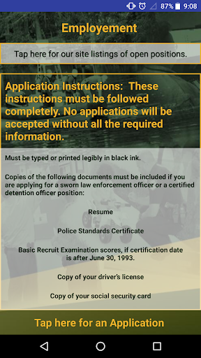 Clay County Sheriffs Office Screen 3
