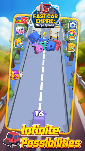Fast Car Empire: Merge Tycoon 3