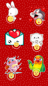 Captura de Pantalla 1 Stickers Amor Romanticos love android