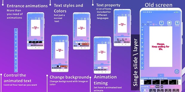 Animated Text Creator - Text A Screenshot