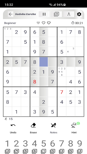 Sudoku Eureka Screen 3