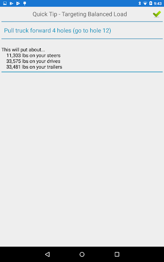 Truckers Slide Calc Screen 3