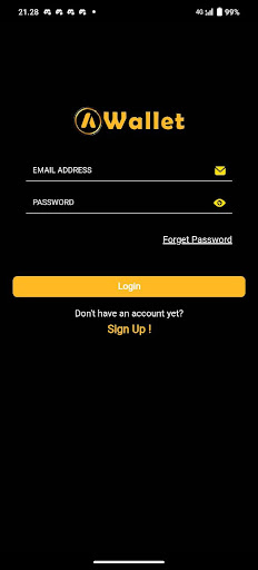 Android application ALTC WALLET screenshort