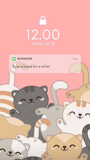 Cute Cat Cartoon Wallpaper