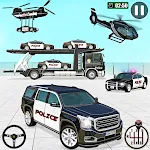 Cover Image of Descargar Camión de transporte de coches de policía de EE. UU.  APK