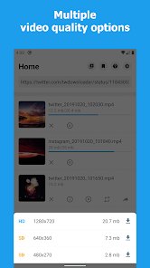 Captura de Pantalla 1 Download Twitter Videos - GIF android