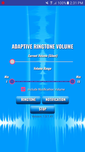 Android application Adaptive Ringtone Volume screenshort