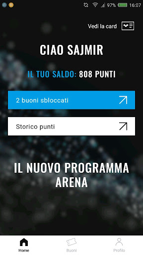 Android application Arena Join the Team screenshort